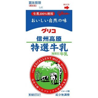 信州高原特選牛乳 500ml 展開図
